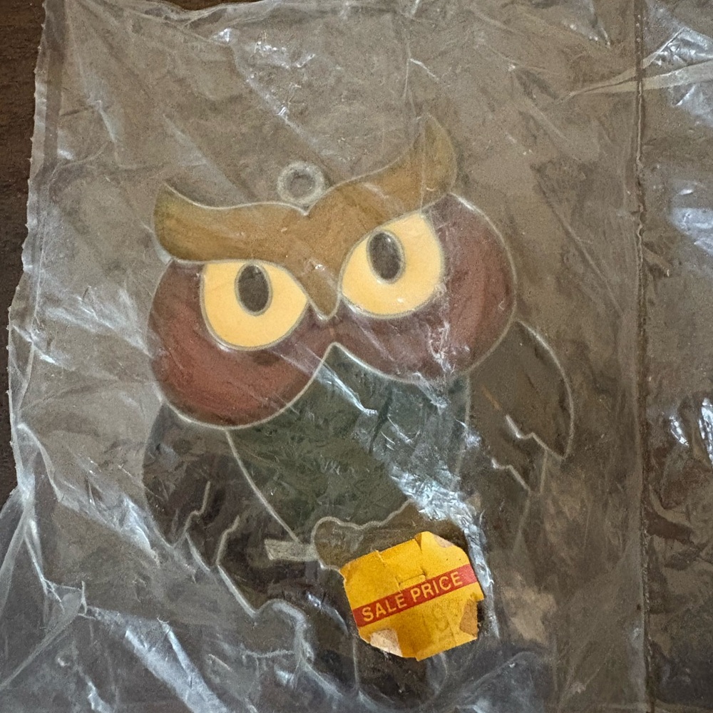 NWT Vintage Makit & Bakit Suncatcher Owl
